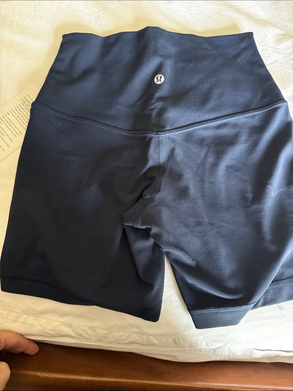 lululemon athletica Navy High-Rise Bike Shorts